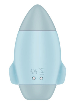 Stimulateur de clitoris violet vibration et air pulsé USB vert Mission control Satisfyer - CC597853